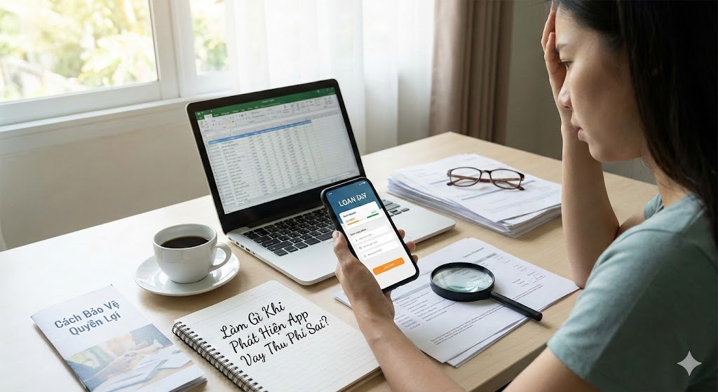 Làm Gì Khi Phát Hiện App Vay Thu Phí Sai? Cách Bảo Vệ Quyền Lợi