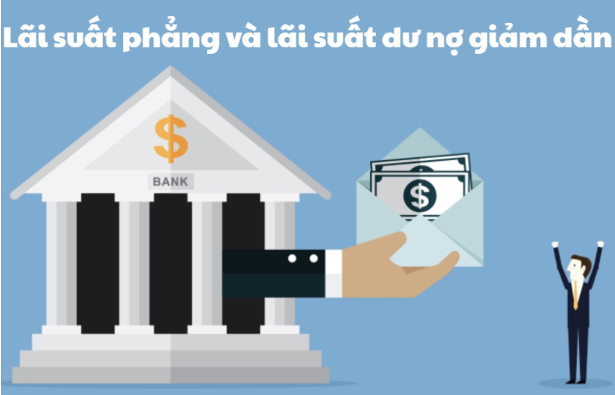 Lãi suất phẳng và lãi suất dư nợ giảm dần khác nhau thế nào?