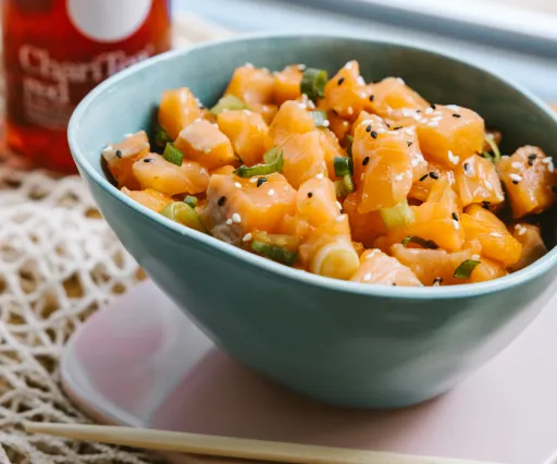 Poke Bowl on the table