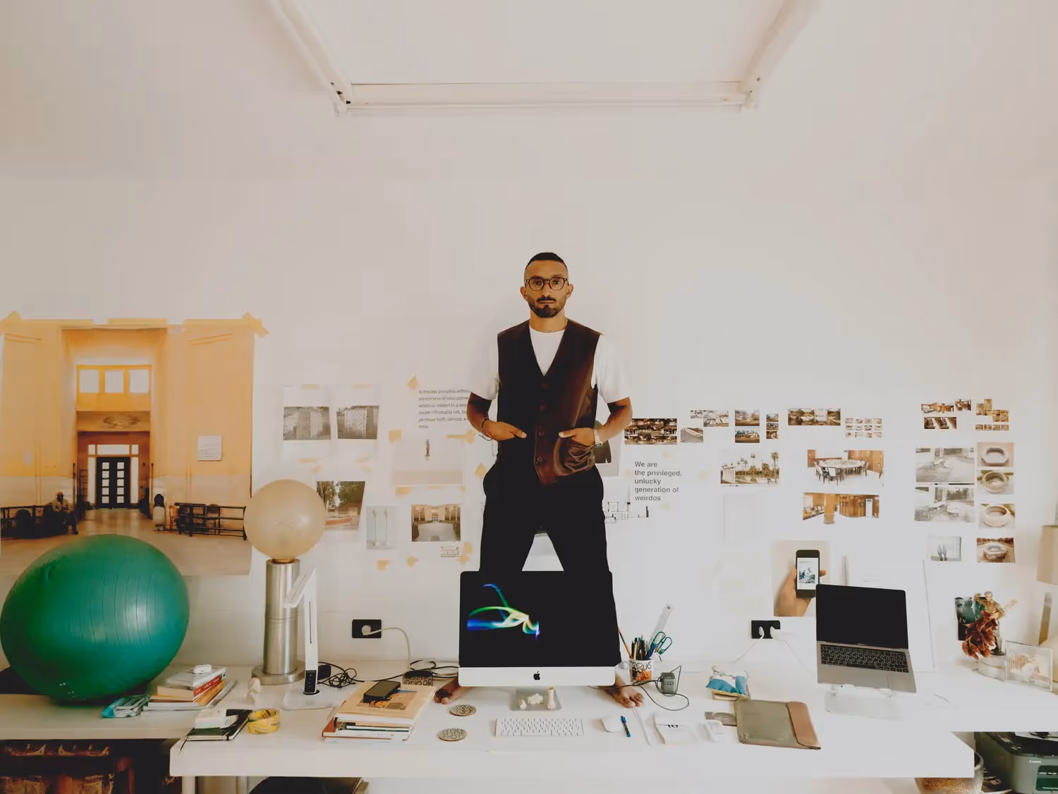 photo of resident artist