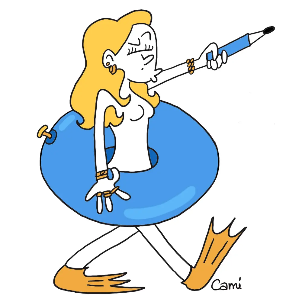 Workshop – Introduction to editorial cartooning! – Cami and SOS Méditerranée