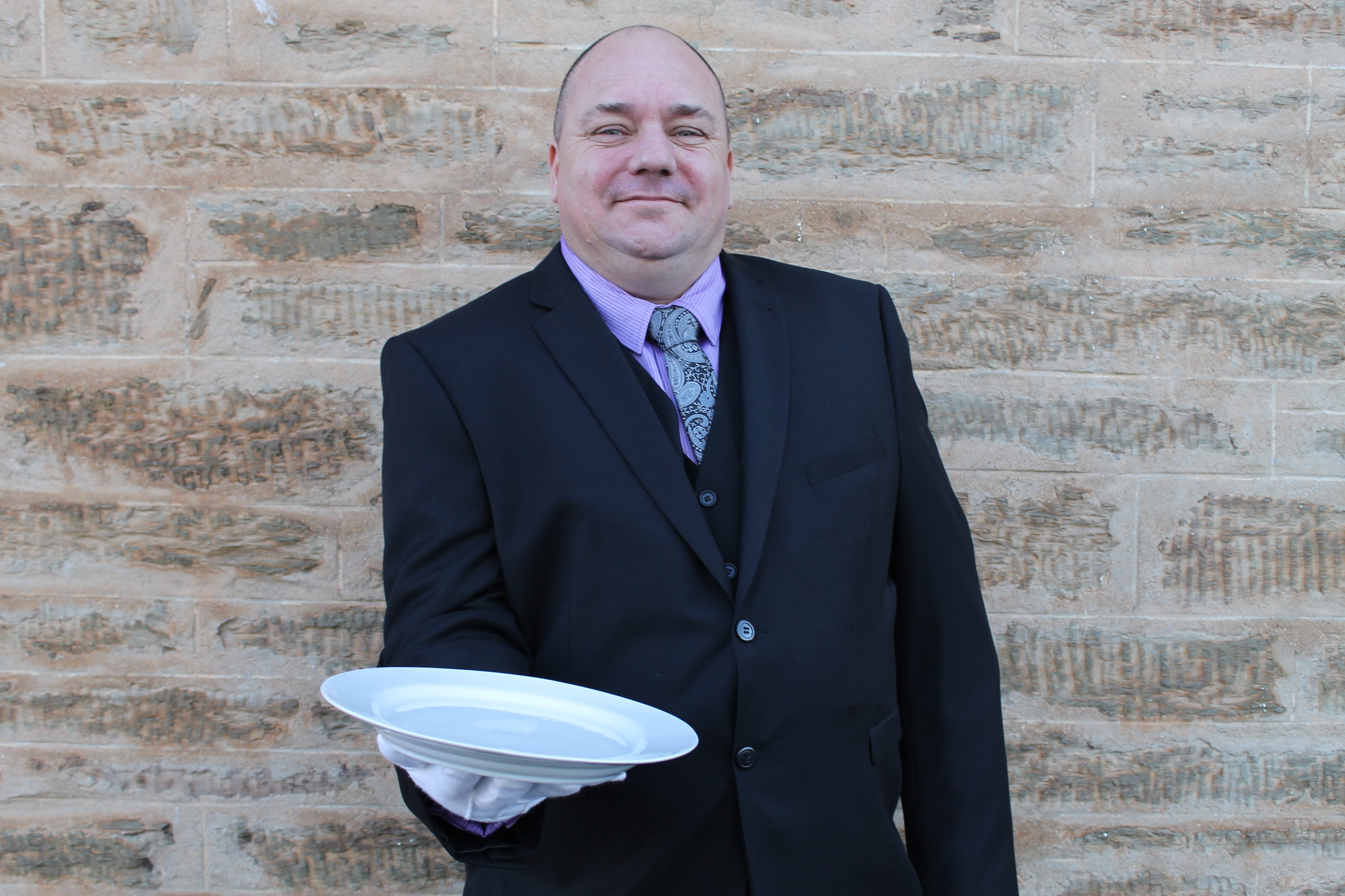 “Butler” Mr Henry Lawson ready to serve local small businesses.