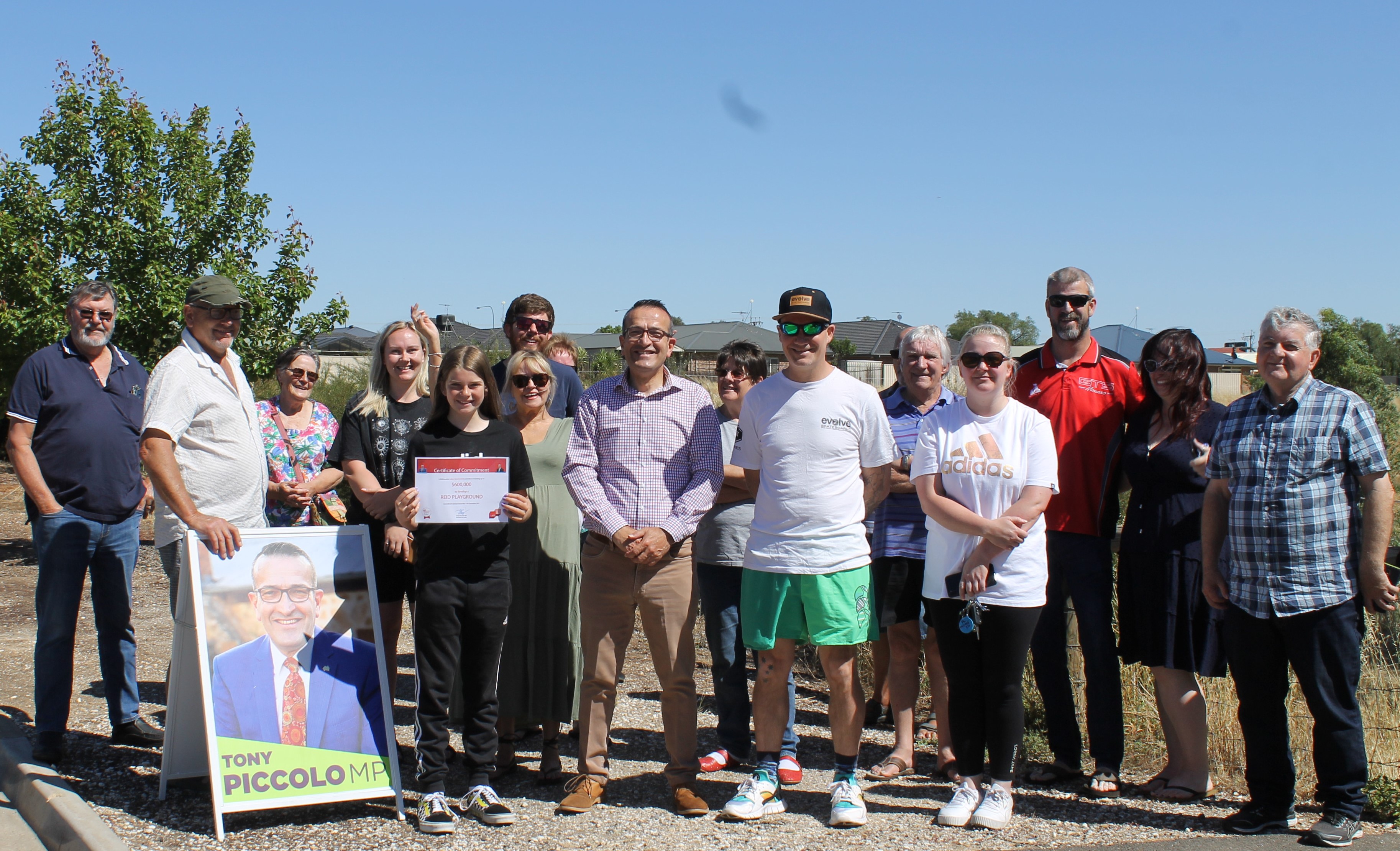 At the community conversation were a number of Reid residents who welcomed the playground investment commitment by Labor.