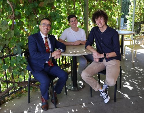 Local MP Tony Piccolo and (Centre) Councillor Isaac Solomon are calling on locals to vote for Ethan (on the right) for the 2024 7NEWS Young Achiever’s Award People’s Choice category.