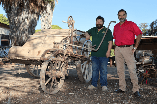 GMRC President Daniel Aunger and ROCA President Dale Manson are excited about the upcoming History Month events at the Roseworthy Campus. PICTURE by Cohen Mortimer