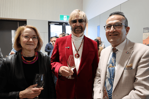 At the Clare Wine Show were (from left) CEO of the Clare and Gilbert Valley, Dr Helen Macdonald, Mayor Allan Aughey OAM, and Member for Light Tony Piccolo MP.