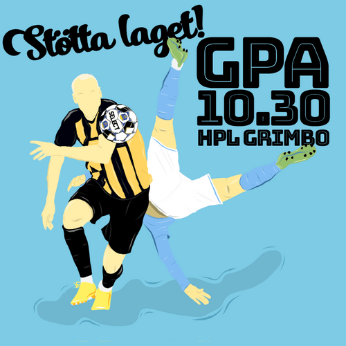 Kämpa för seger - Kriga för heder. Häckenvänner stöttar laget mot seger