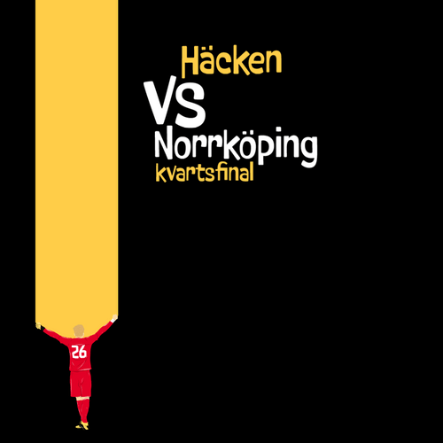 Poster inför kvartsfinalen i Svenska cupen 2023