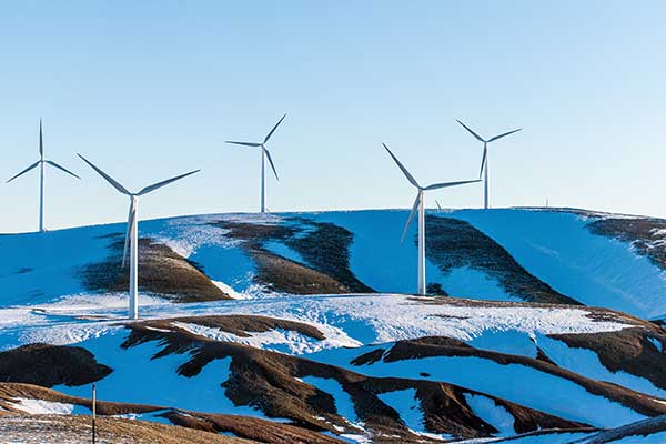 Wind-Turbine Crypto Mining