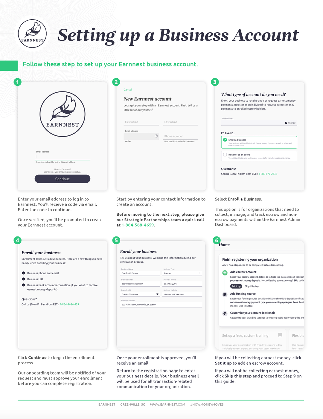 Registering for an Account
