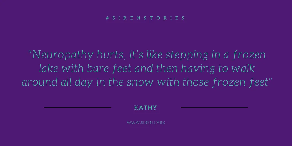 Siren Diabetic Socks – User Stories: Kathy