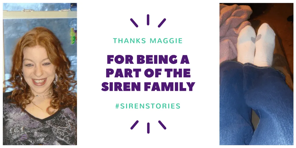 Siren Diabetic Socks - User Stories: Maggie