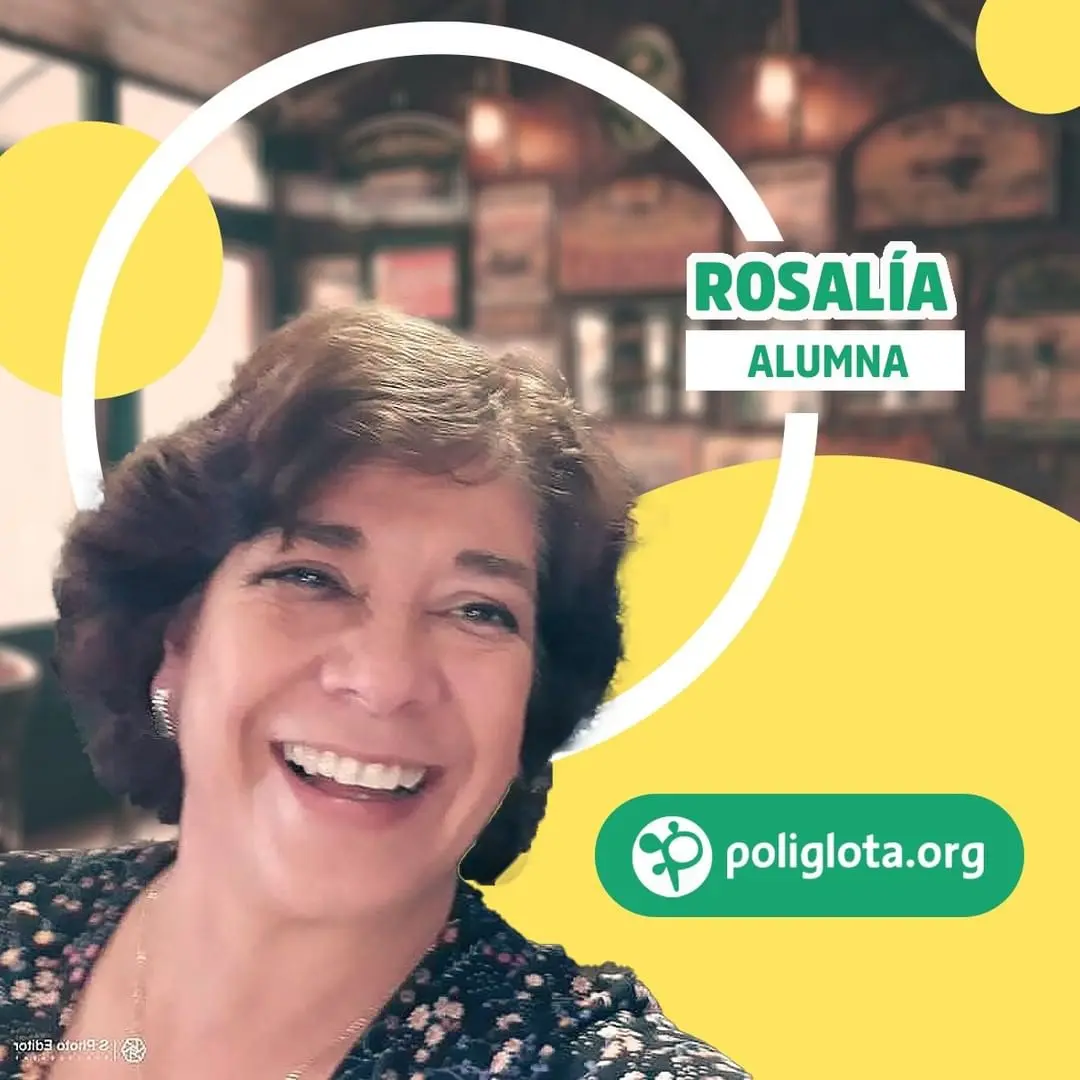 Rosalía Amador, alumna de inglés en Poliglota CDMX