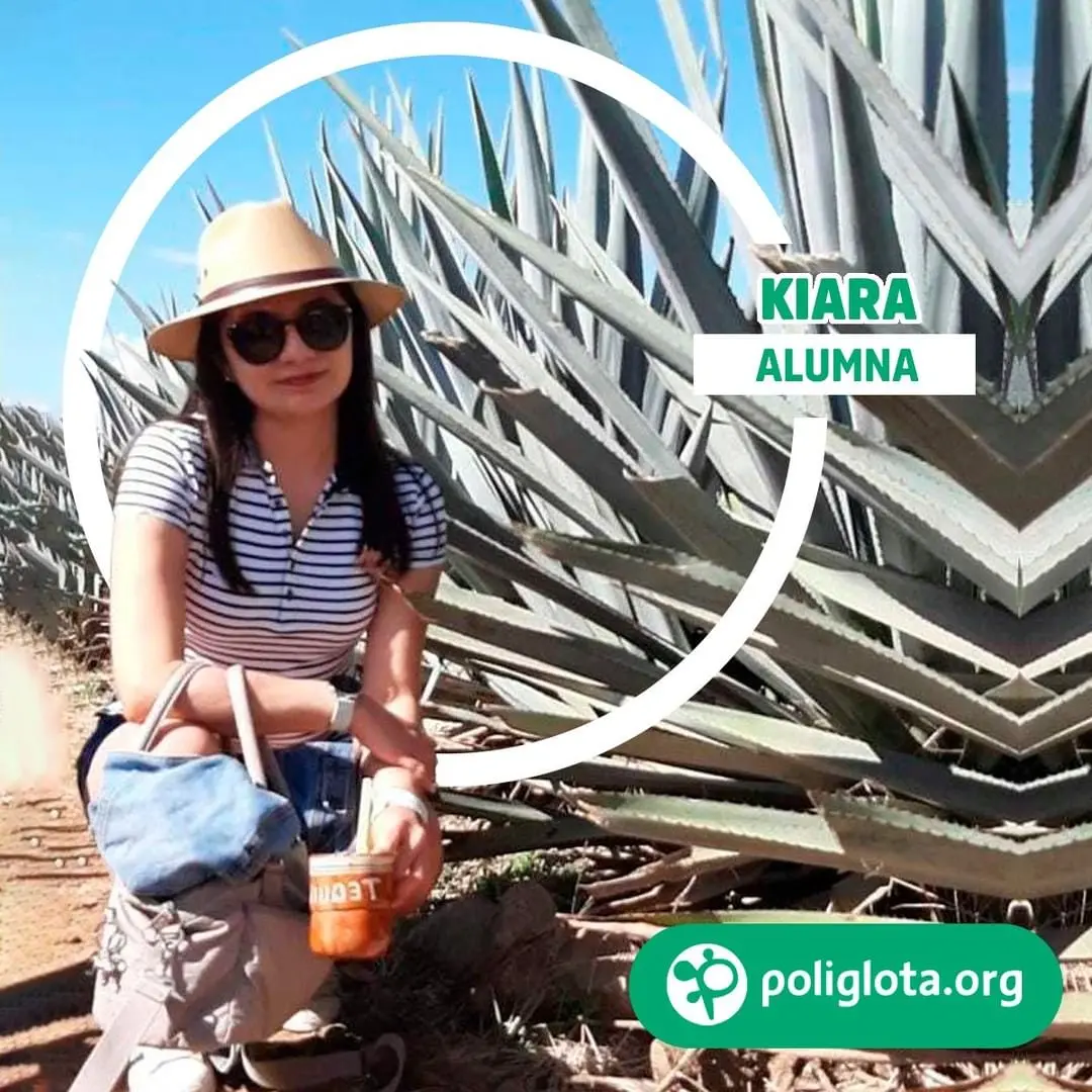 Kiara Espino, alumna de inglés en Poliglota CDMX