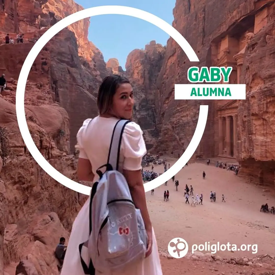 Gabriela Juárez, alumna de francés en Poliglota México
