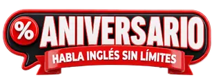 Logo campaña % Aniversario Poliglota