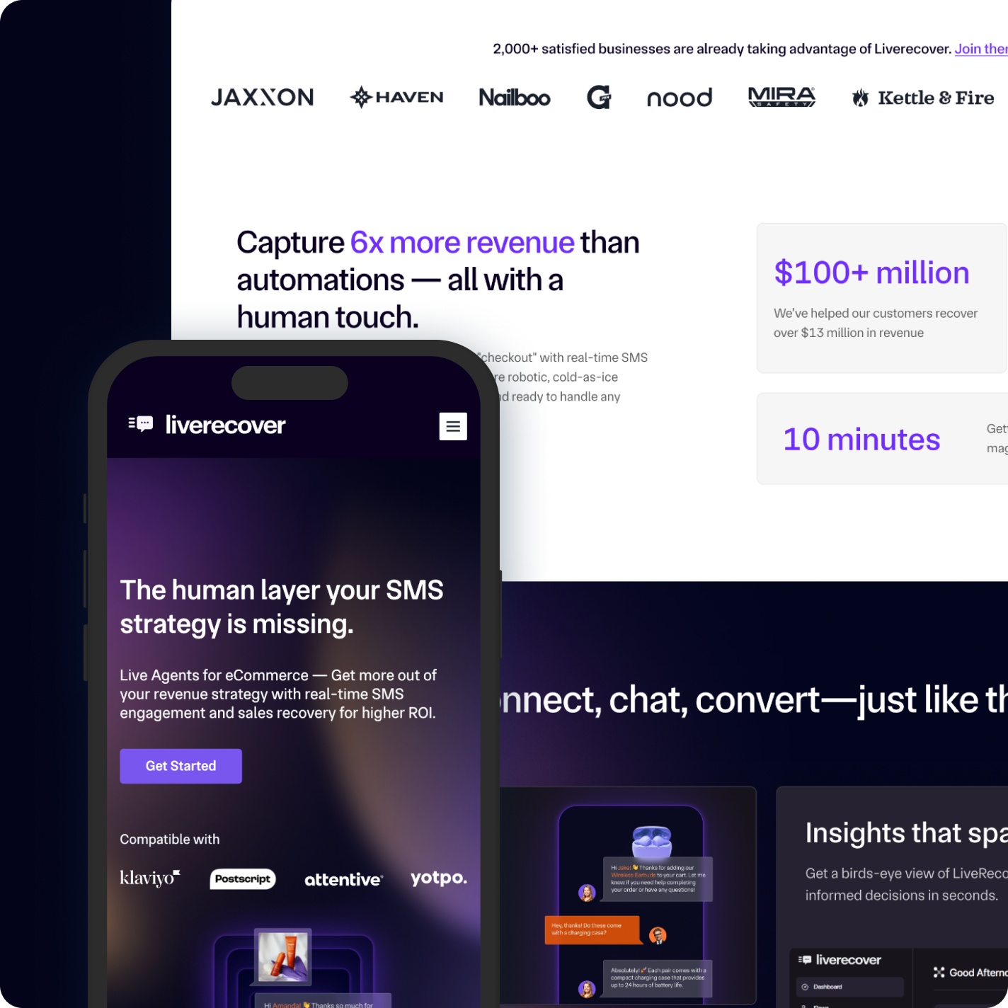 Snippet from Awning's landing page