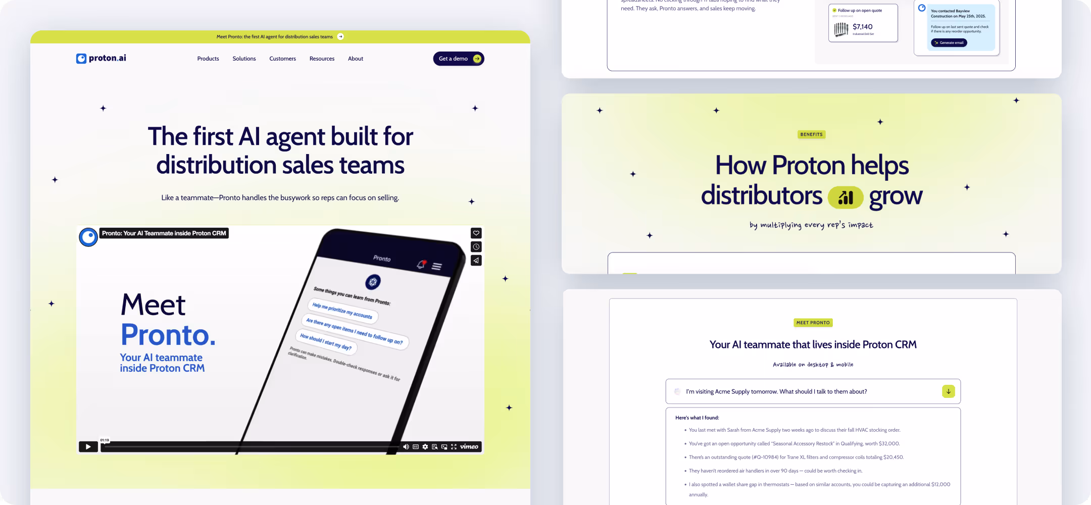 Landing page we created for Sendlane in Webflow.