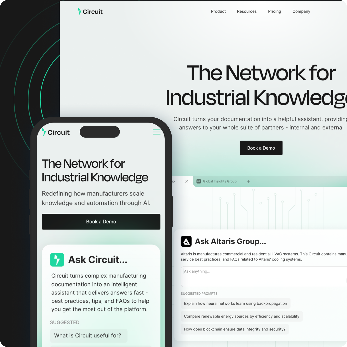 Snippet from Awning's landing page