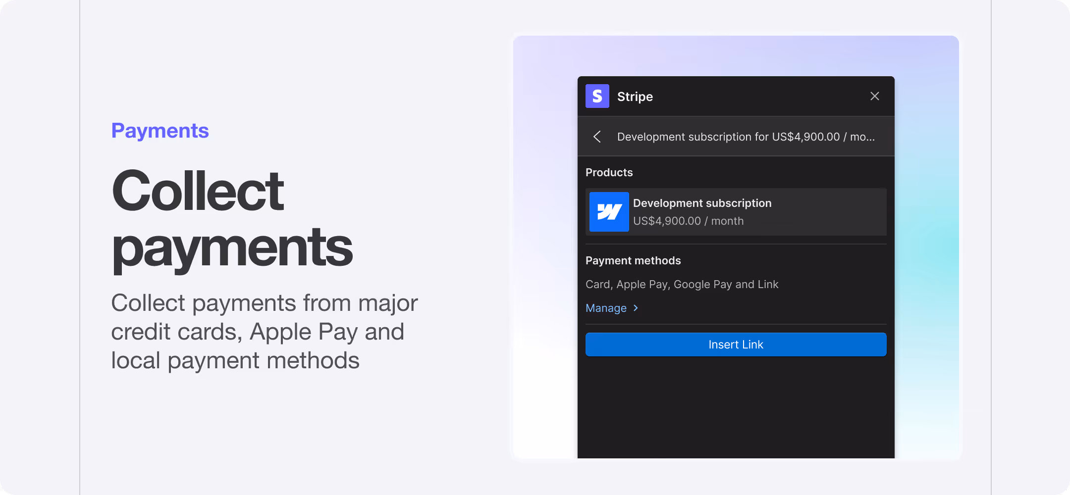 Landing page we created for Sendlane in Webflow.