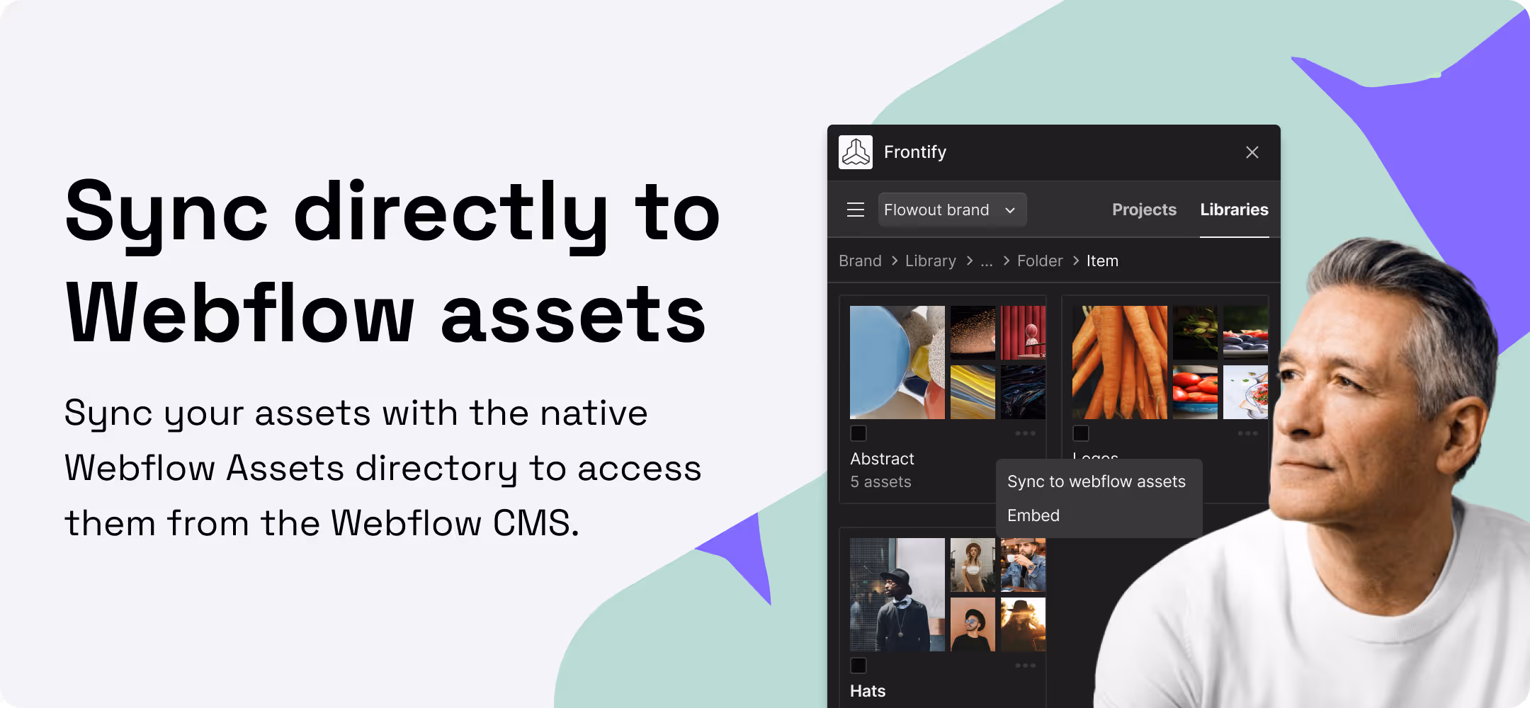 Landing page we created for Sendlane in Webflow.