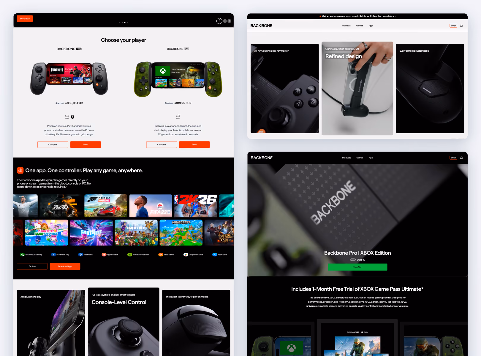 Landing page we created for Sendlane in Webflow.
