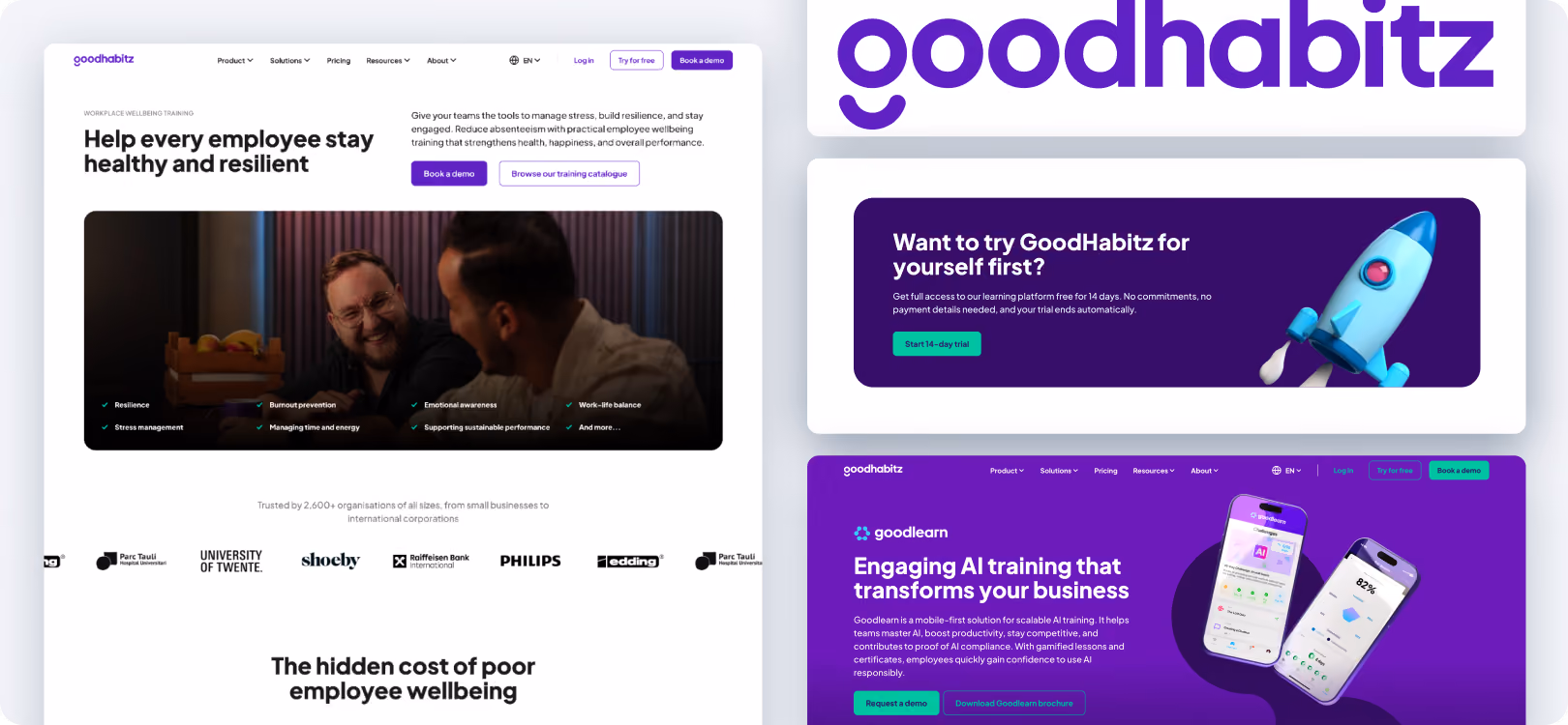 Landing page we created for Sendlane in Webflow.