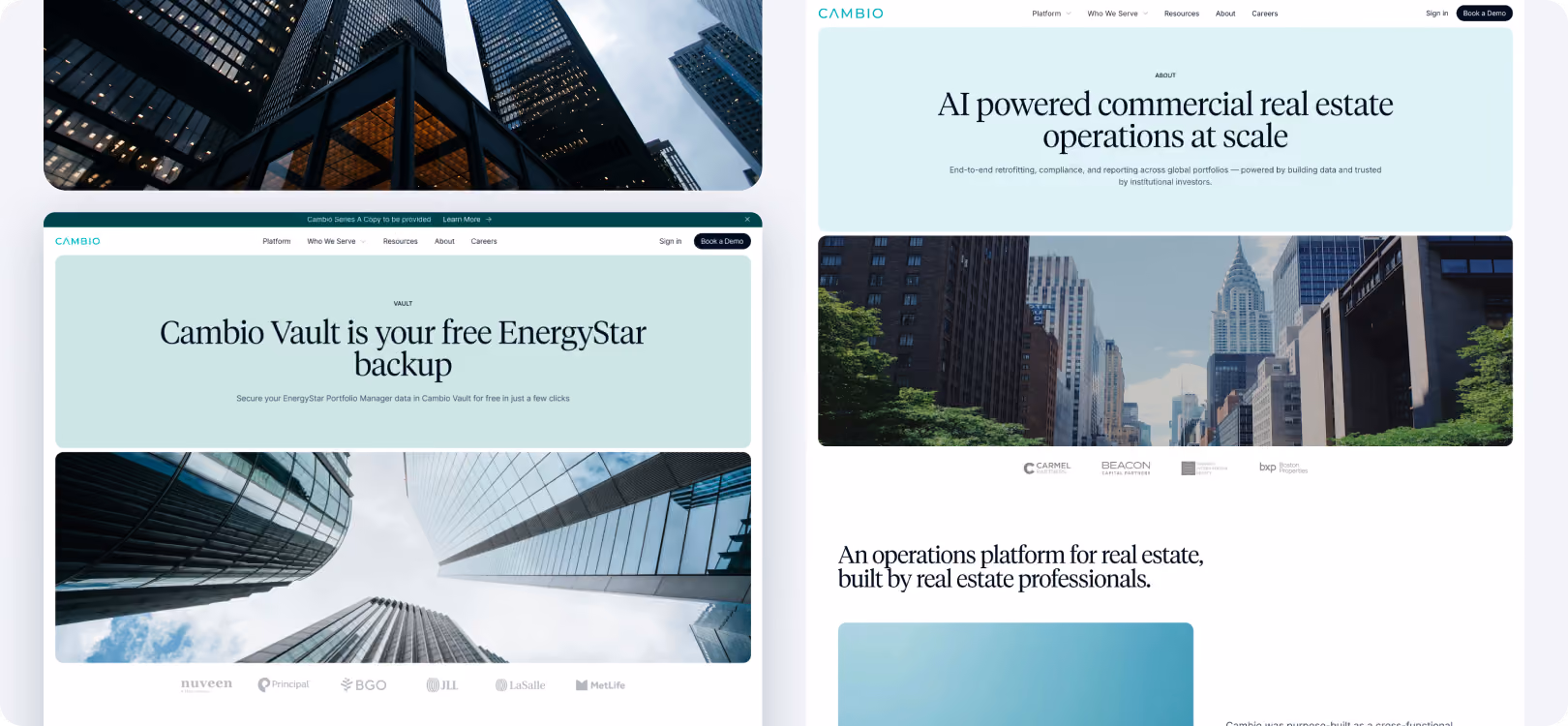 Landing page we created for Sendlane in Webflow.