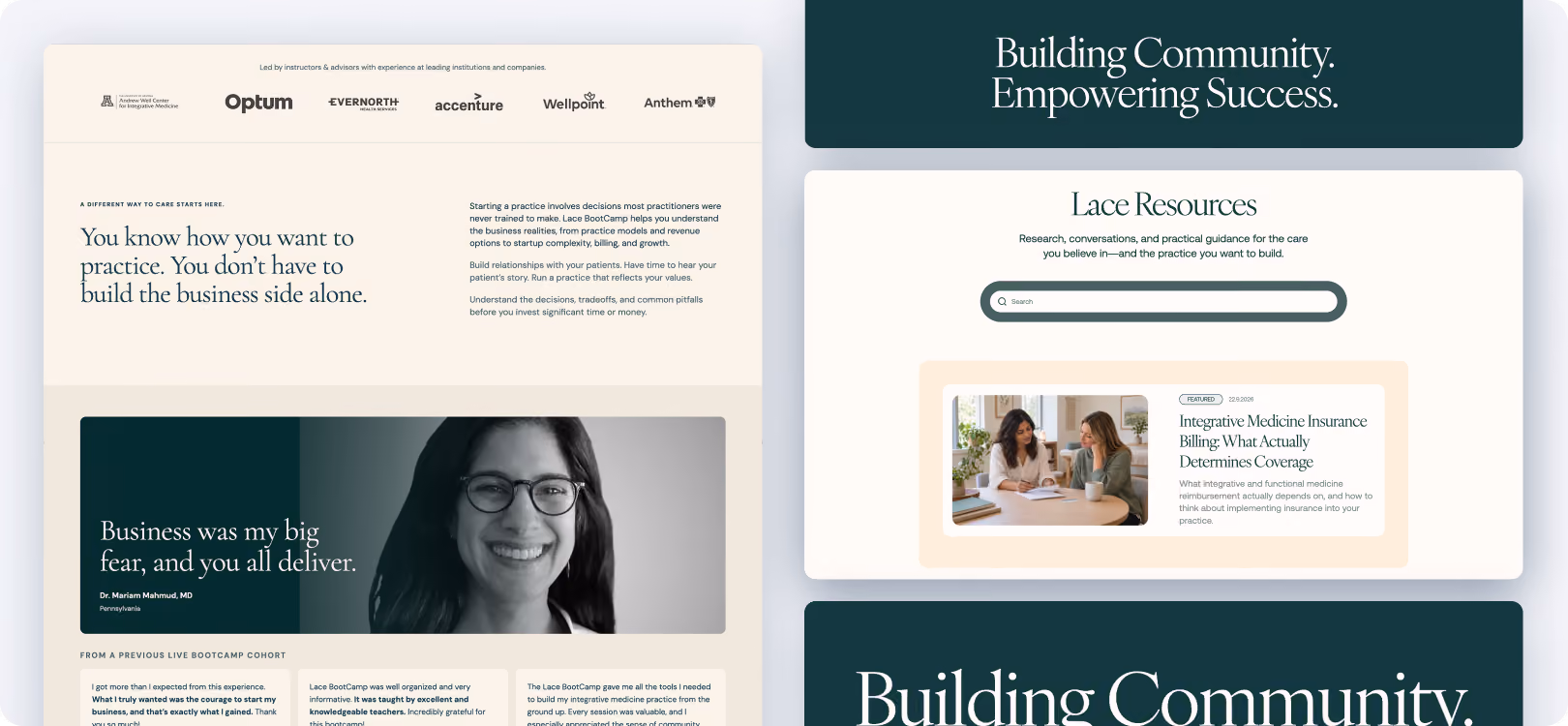 Landing page we created for Sendlane in Webflow.