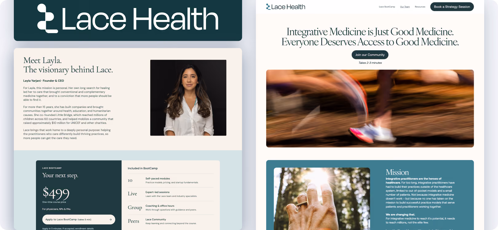 Landing page we created for Sendlane in Webflow.