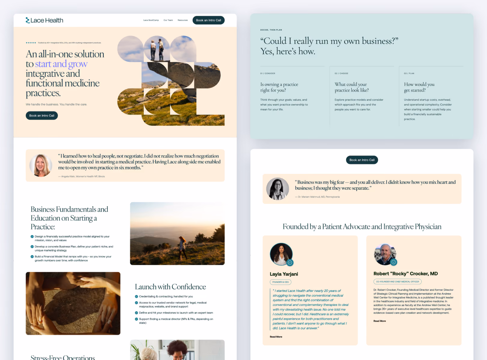 Landing page we created for Sendlane in Webflow.