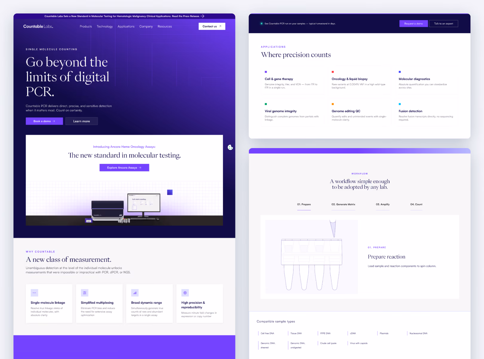 Landing page we created for Sendlane in Webflow.