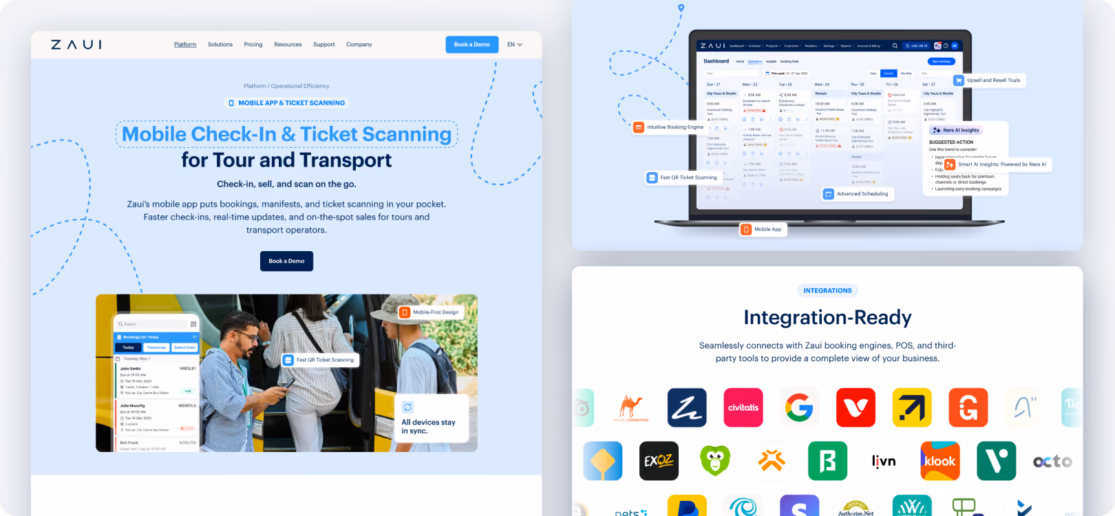 Landing page we created for Sendlane in Webflow.