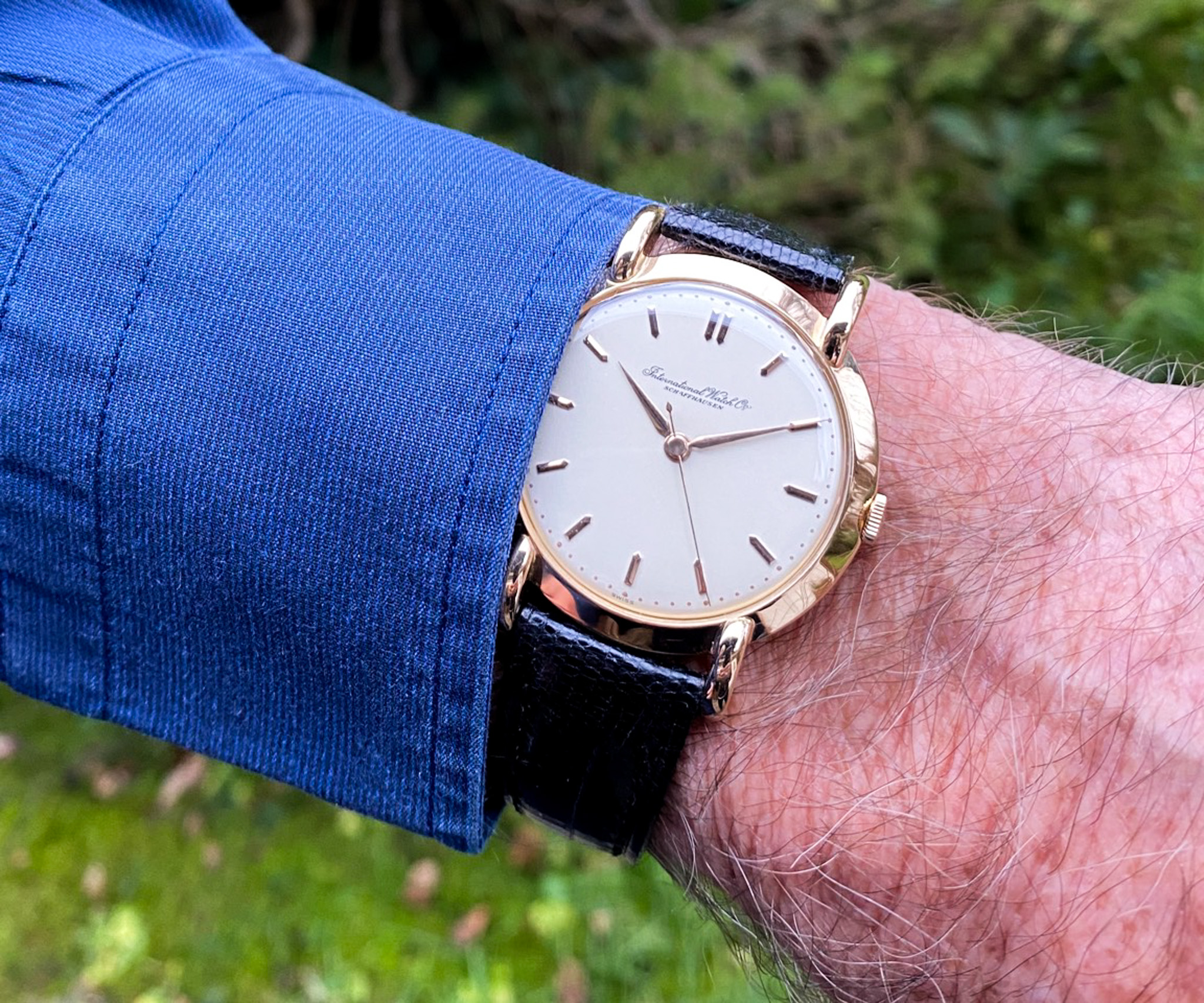 IWC 18K rose gold 1949 Cal. 89 Fancy Lugs
