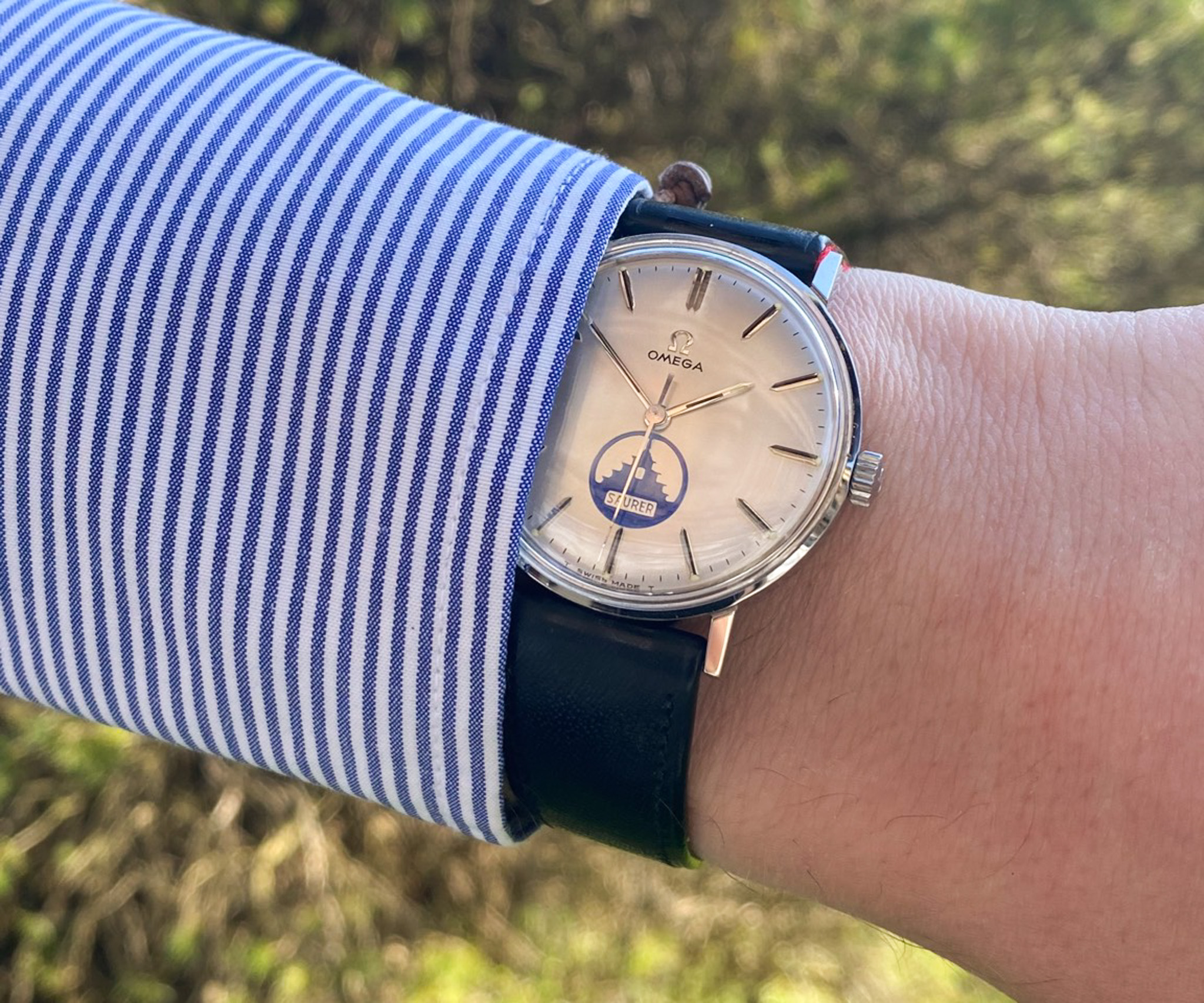 Omega steel 1968 Cal. 601 Ref. 135.019 SAURER