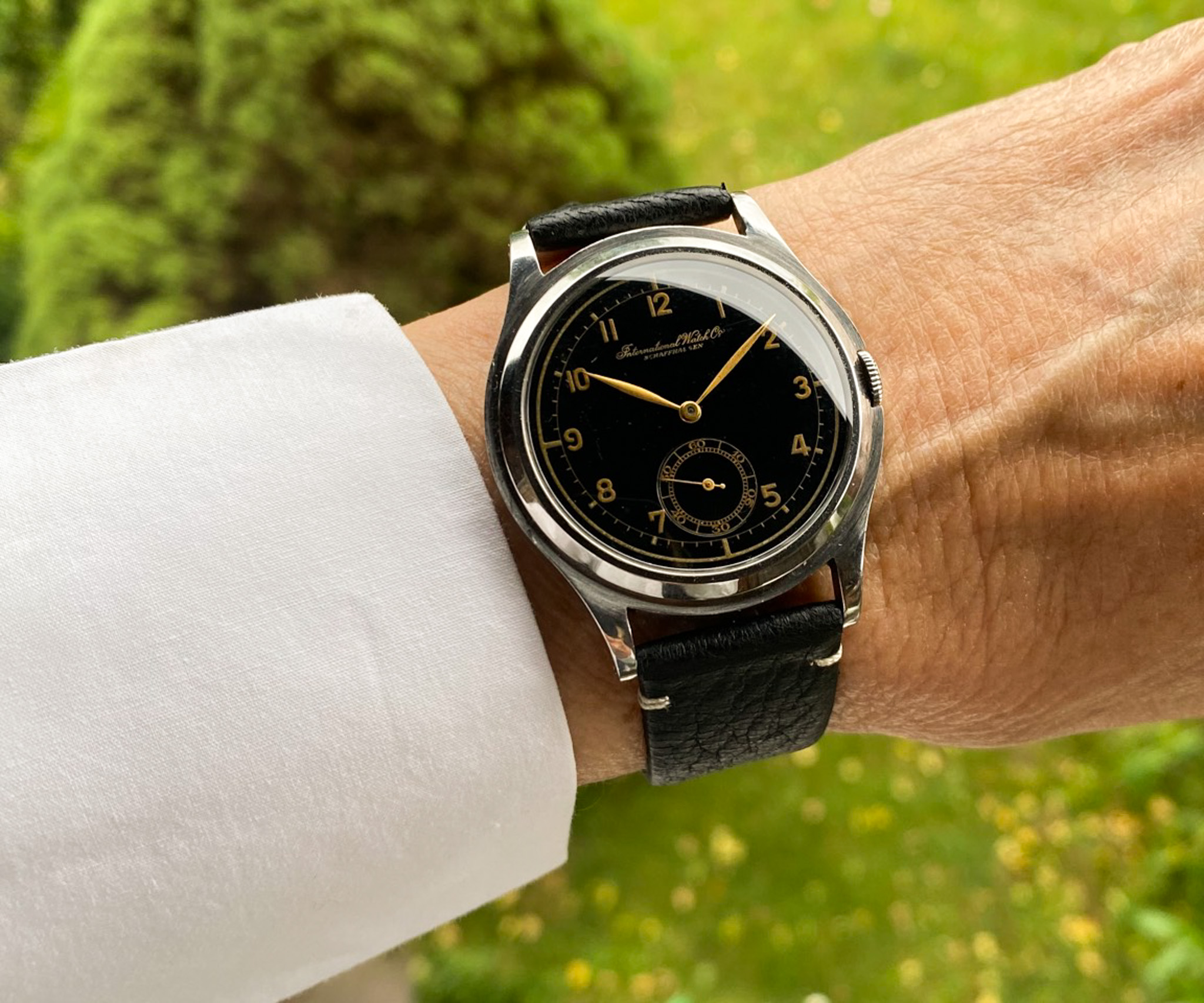 IWC Hermet Steel 1942 Cal. 83 Black Glossy