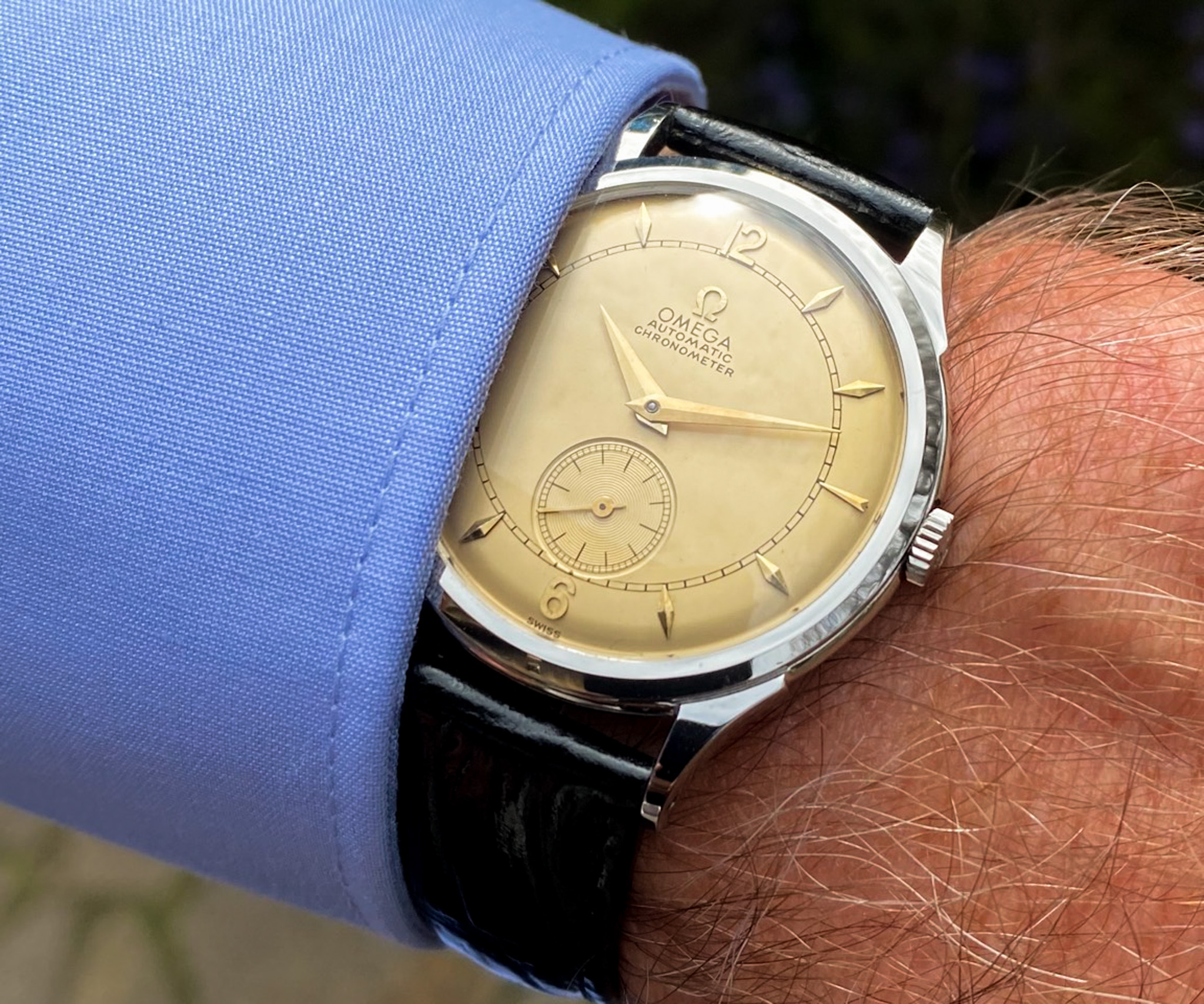 Omega steel 1950 automatic cal. 333 Ref. 2515 Chronometer 