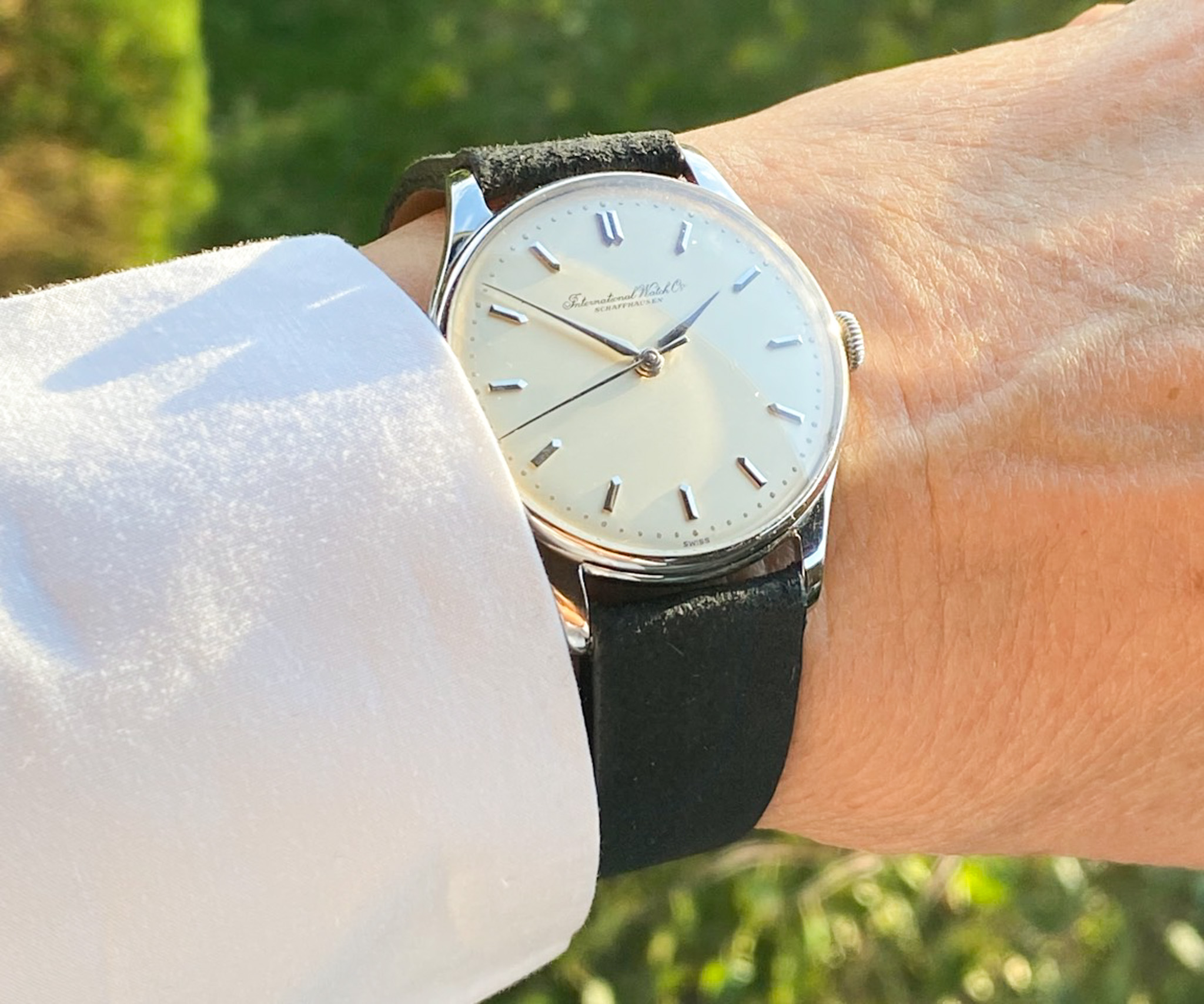 IWC Steel 1957 Cal. 89 Label Bag