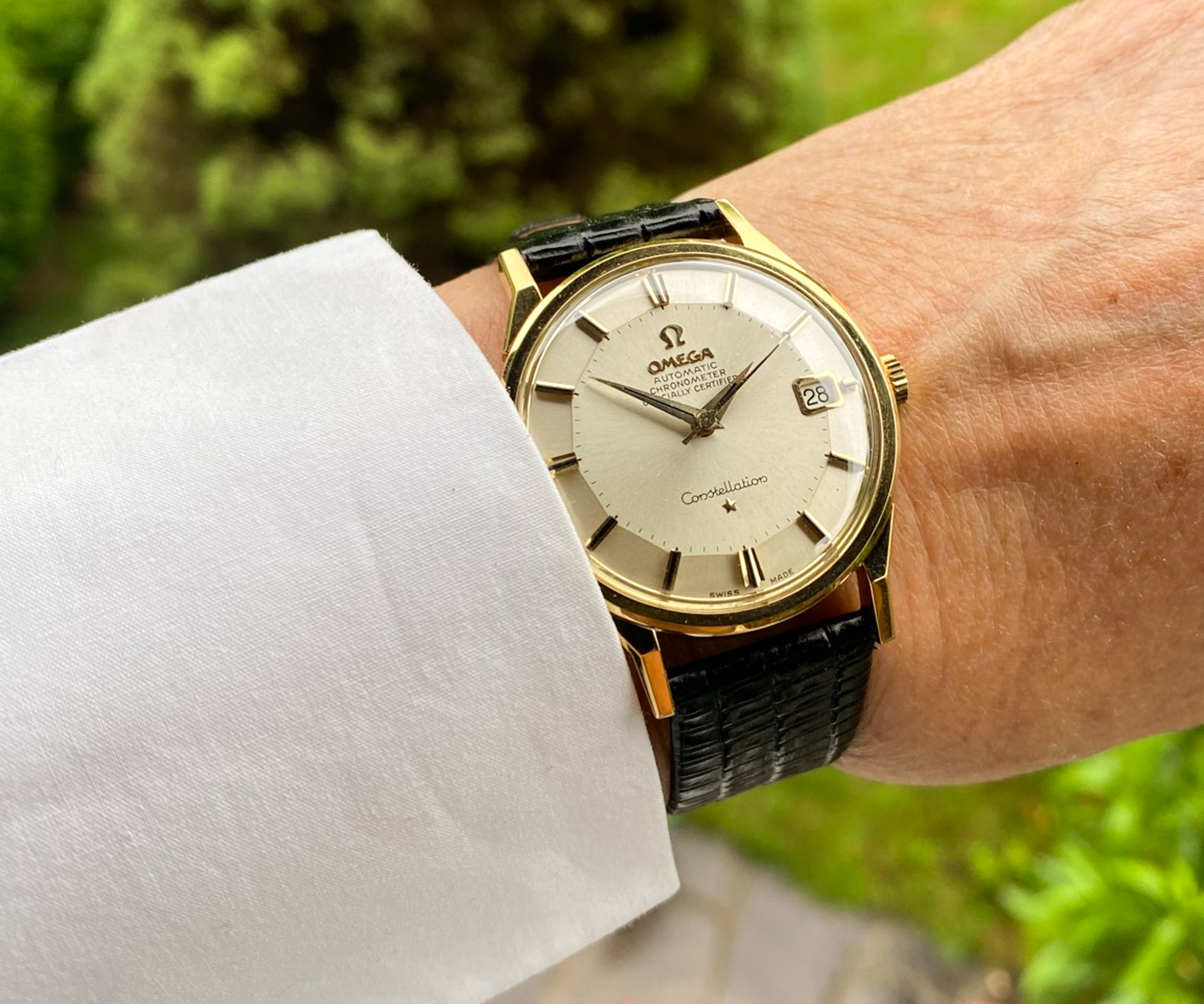 Omega Constellation Pie Pan 18K Gold 1966 Automatik