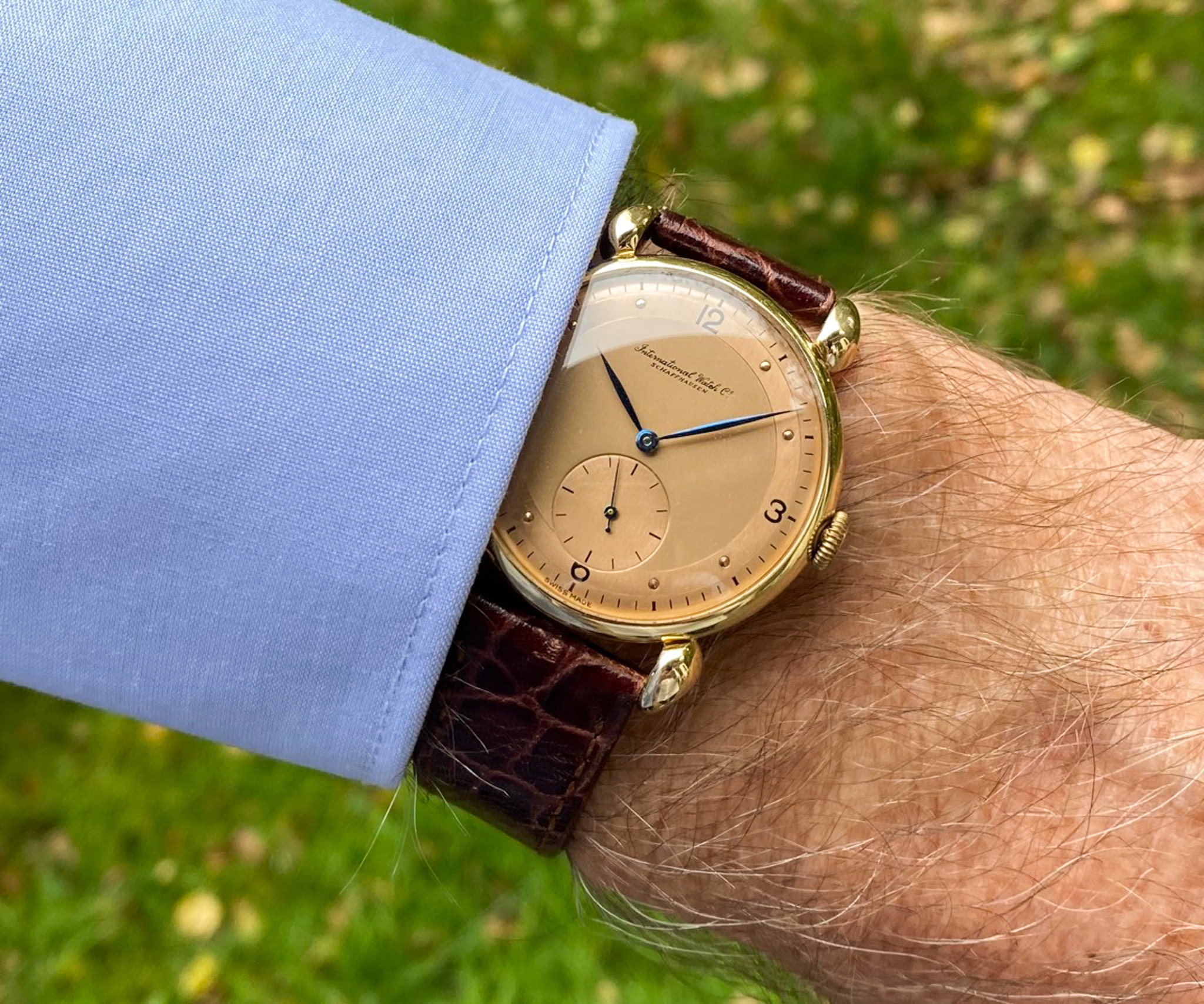 IWC 14K Gold 1942 Cal. 83 Fancy Lugs
