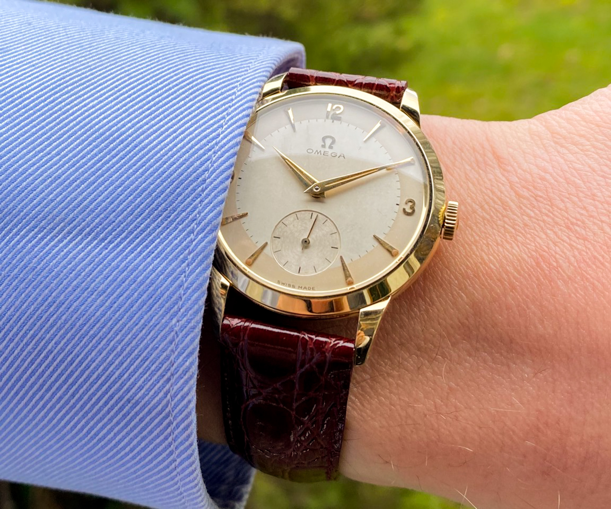 Omega 14K Gold 1955 Ref. 2684 Cal. 266