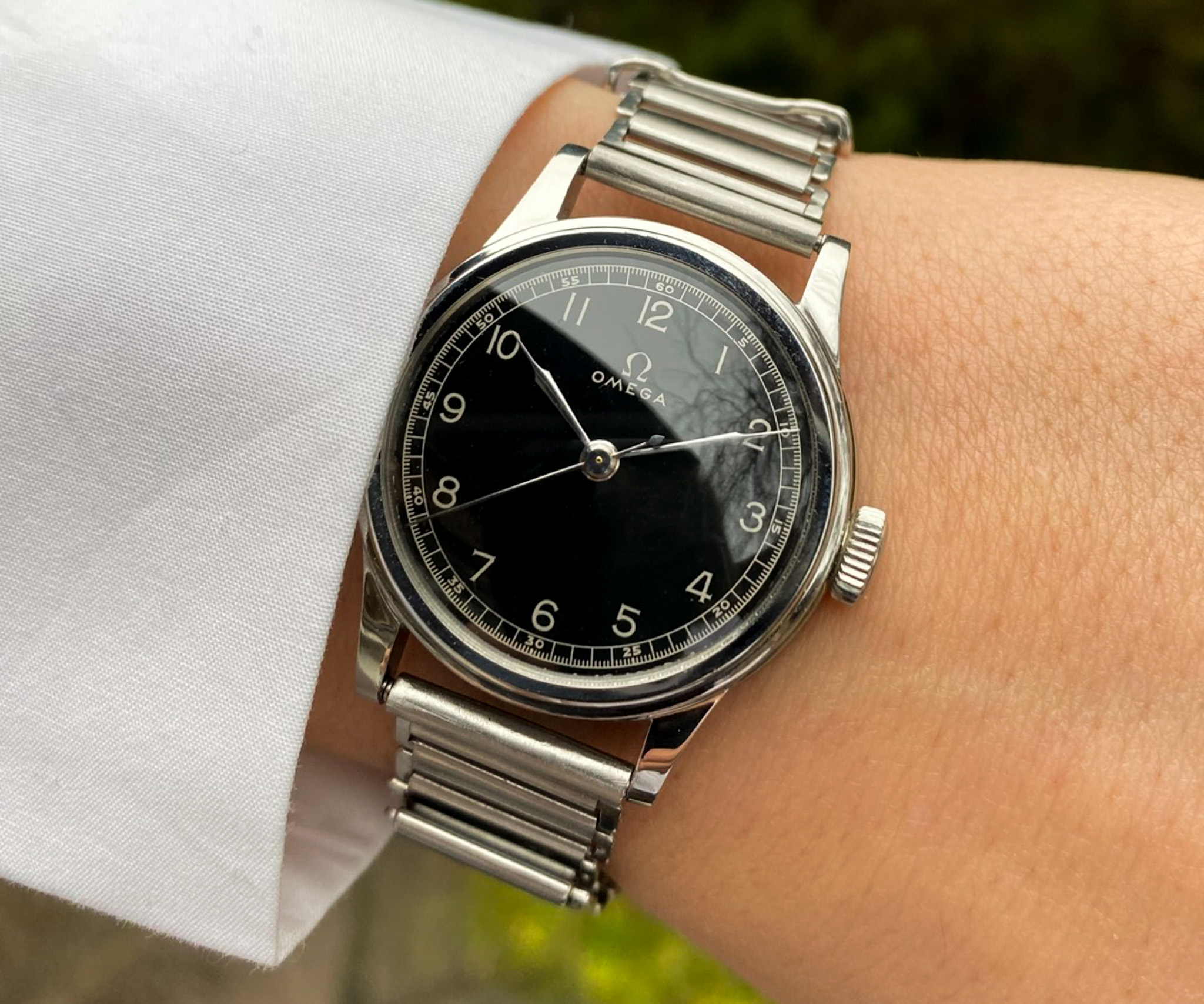 Omega Naïad Medicus Steel 1938 Cal. 23.4 Gay Frères