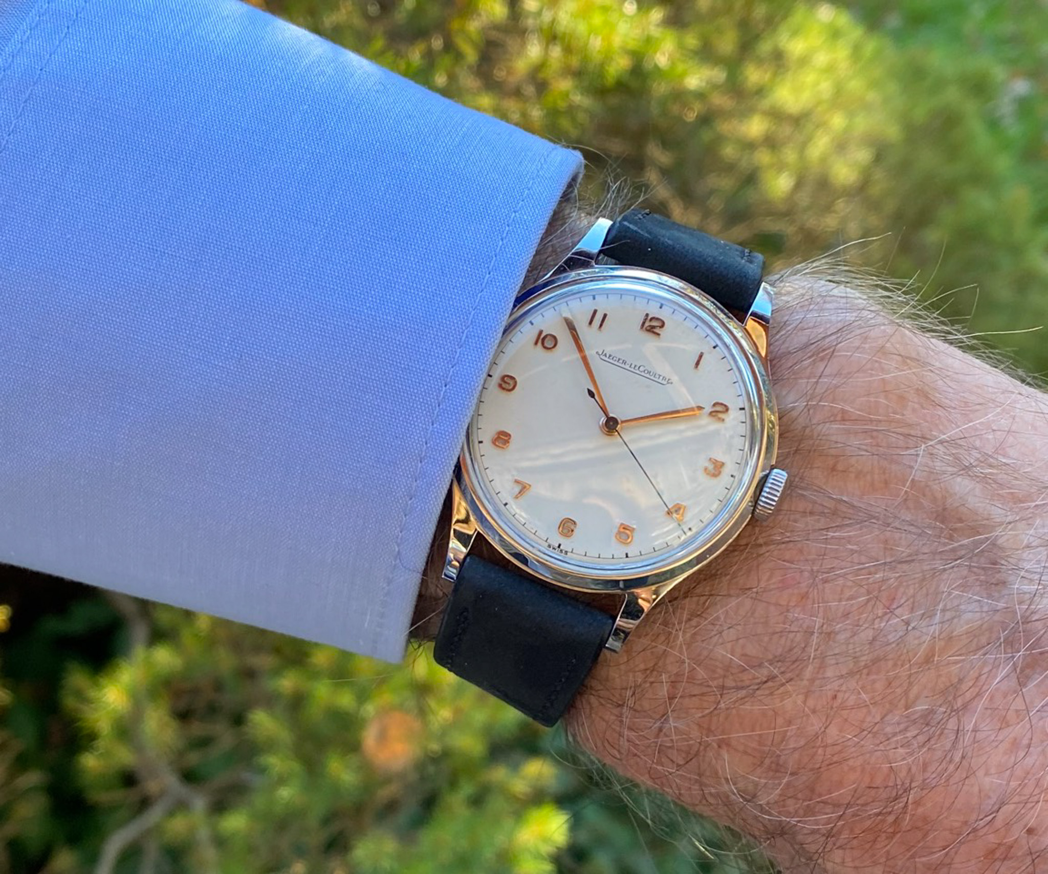 Jaeger Le Coultre steel 1952 cal. 478