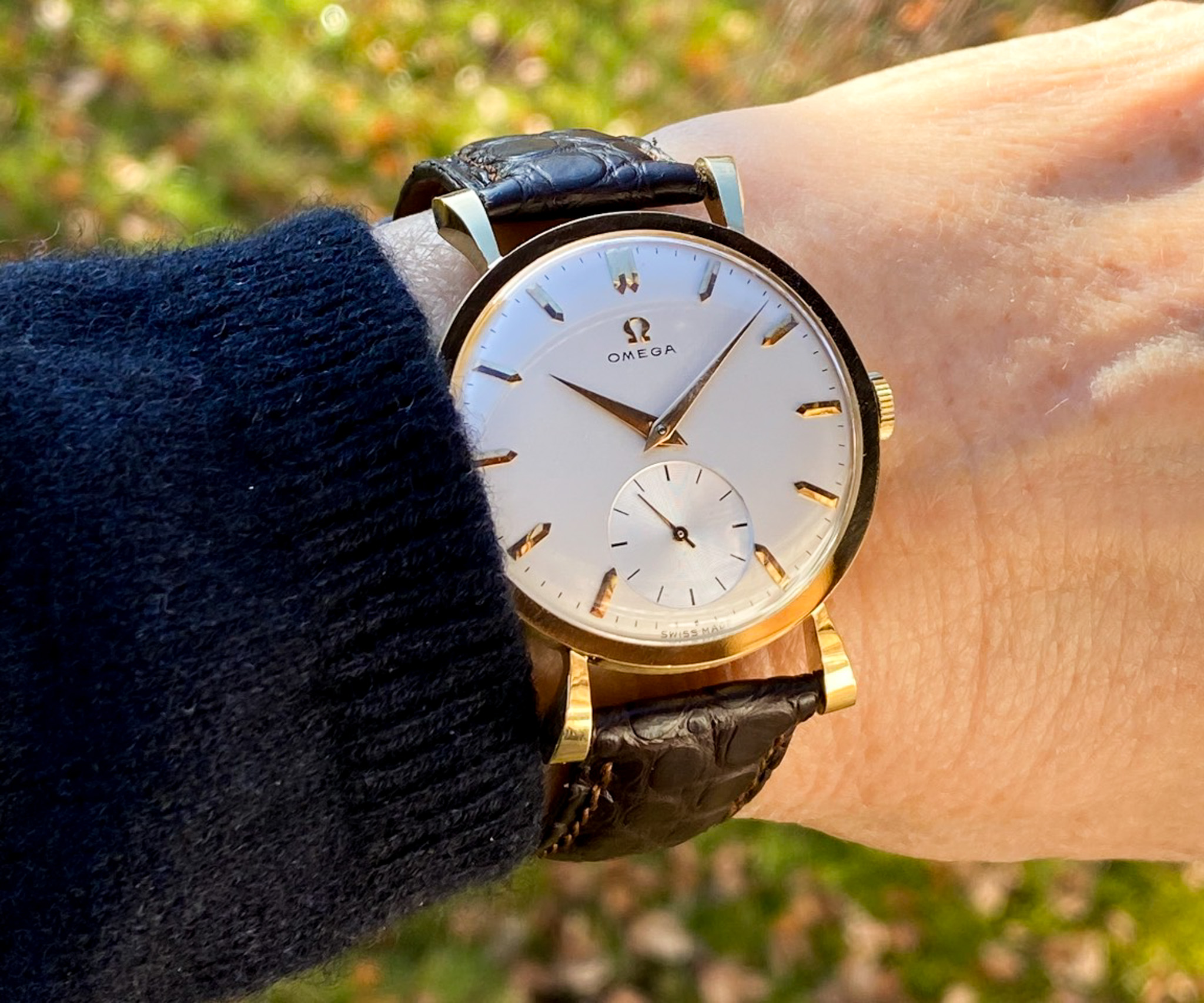 Omega 18K Gold 1948 Cal. 28 Special Lugs