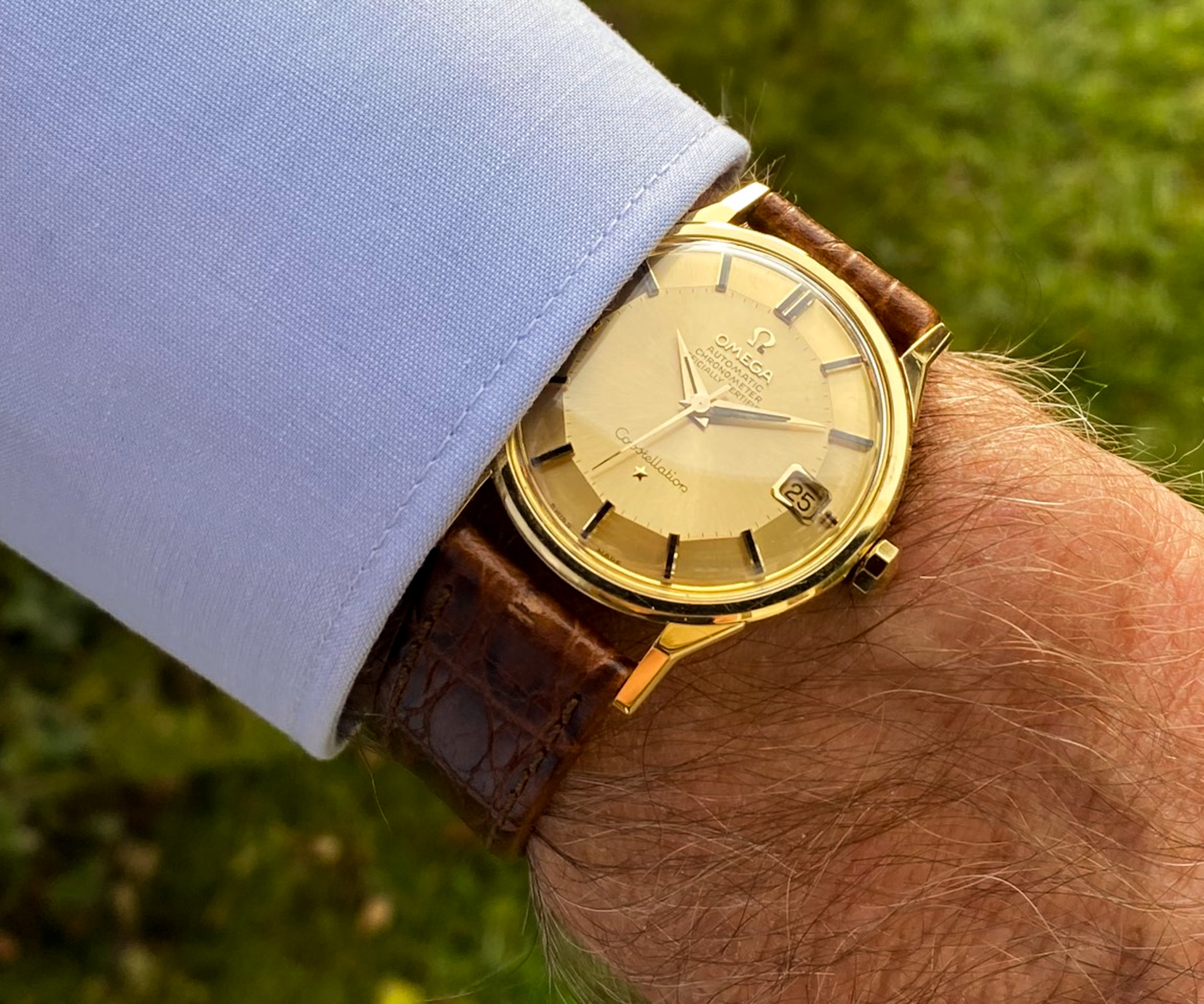 Omega Constellation 18K Gold 1966 Automatic Cal. 561 Pie Pan