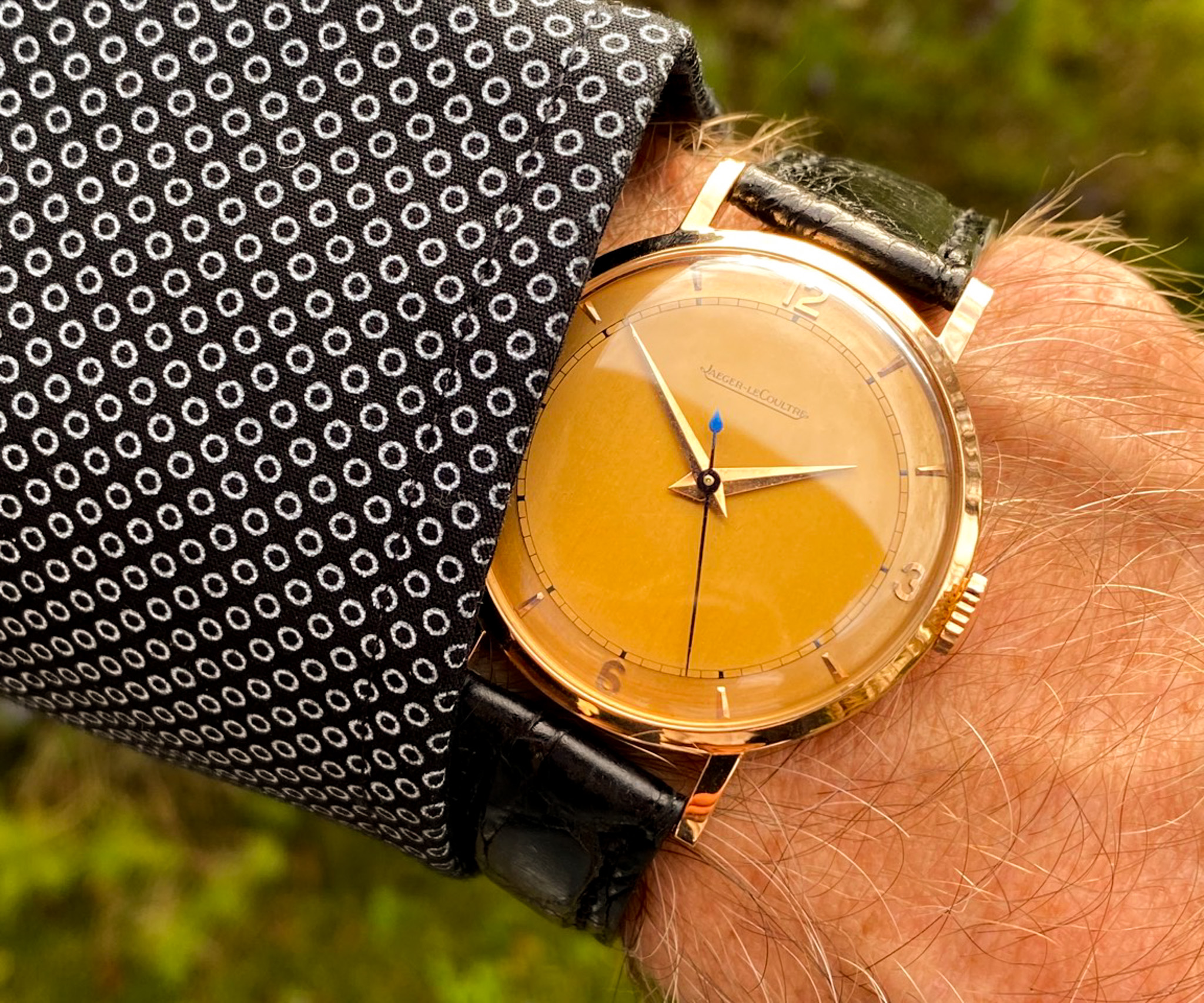 Jaeger Le Coultre 18K Roségold 1950 Kal. P478 Pink on Pink