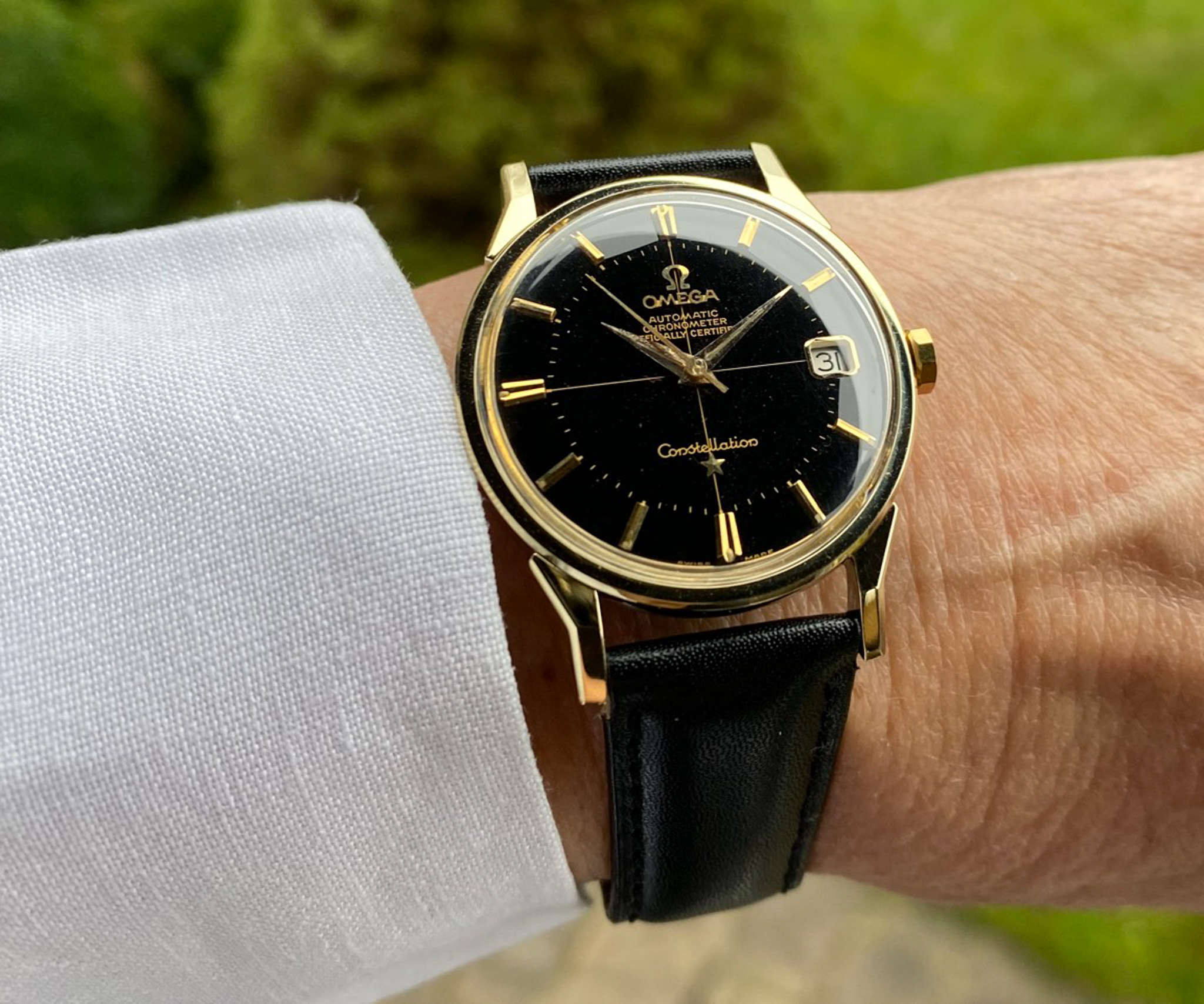 Omega Constellation 1963 Automatik Kal. 561 Ref. 168.005 Pie Pan