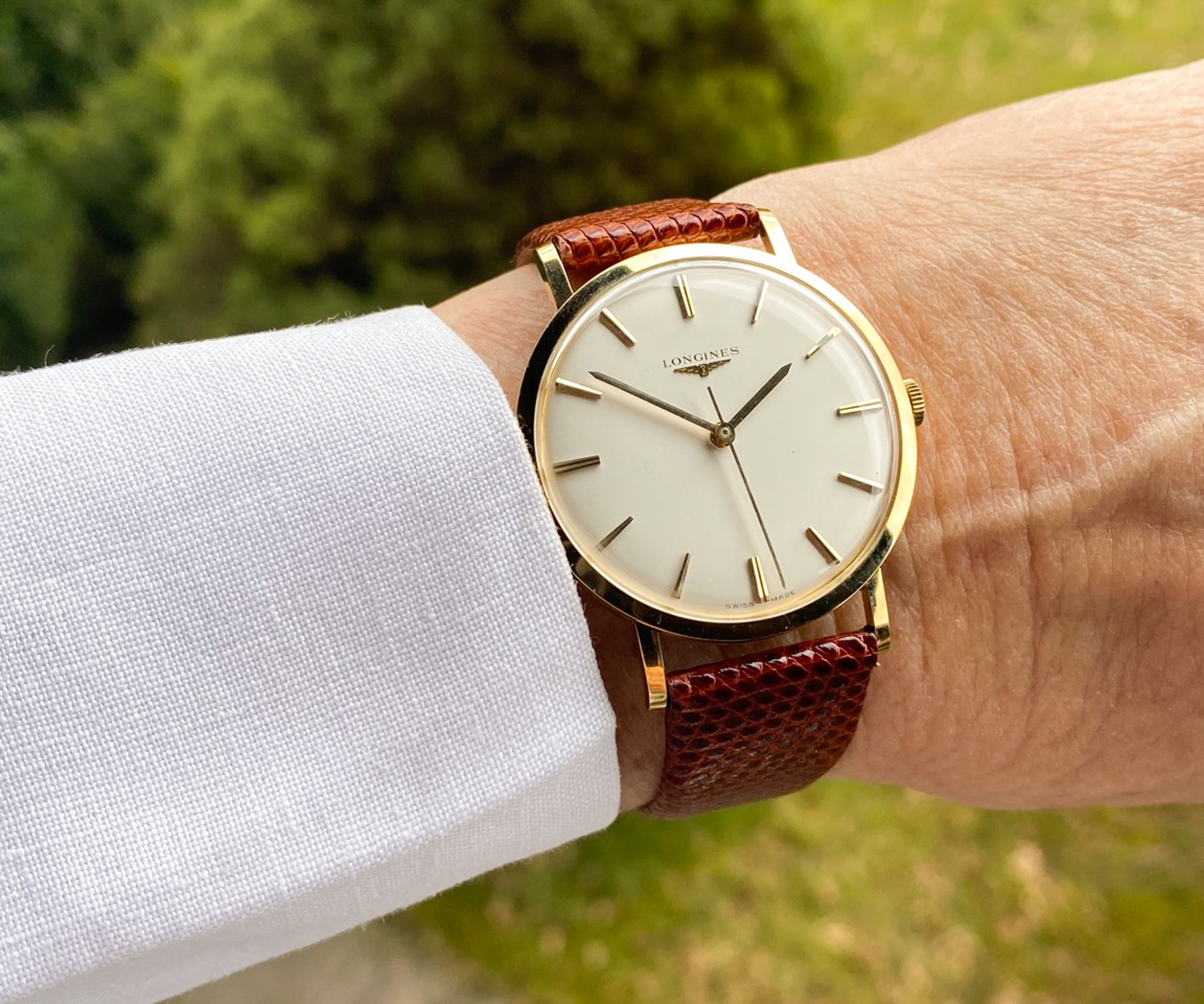 Longines 18K Gold 1956 Kal. 19.4 Ref. 7153