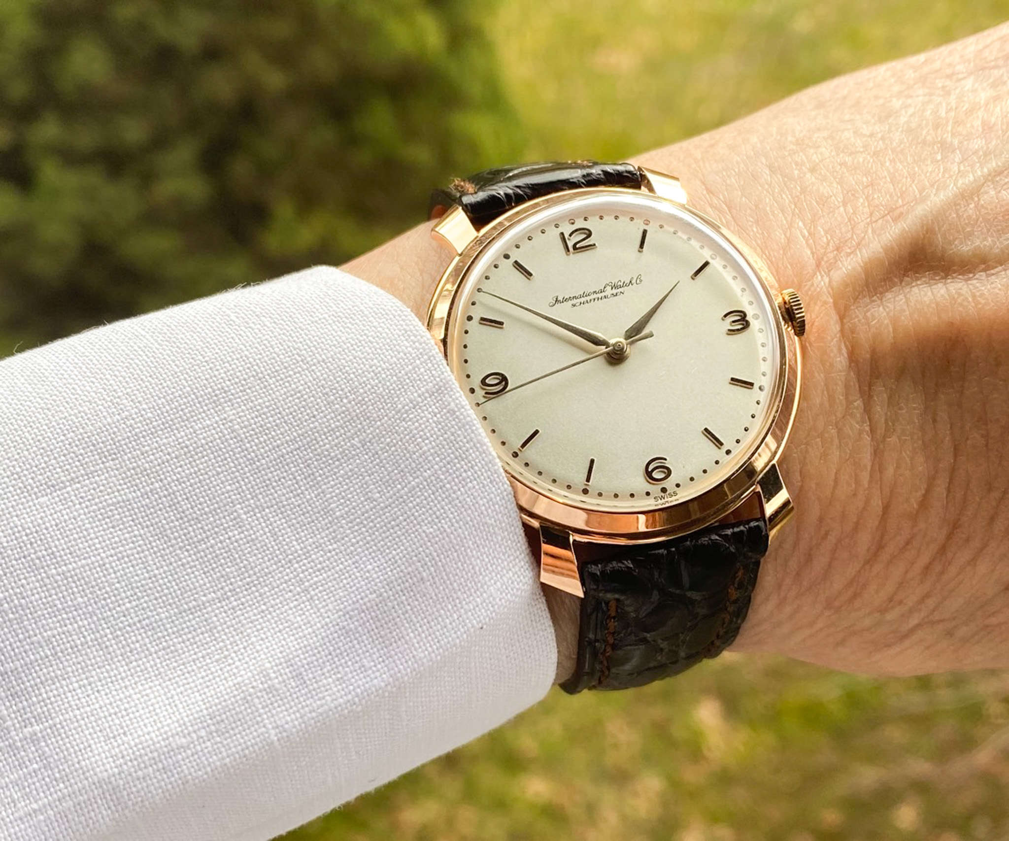 IWC 18K Roségold 1961 Kal. 89 Shark Fin