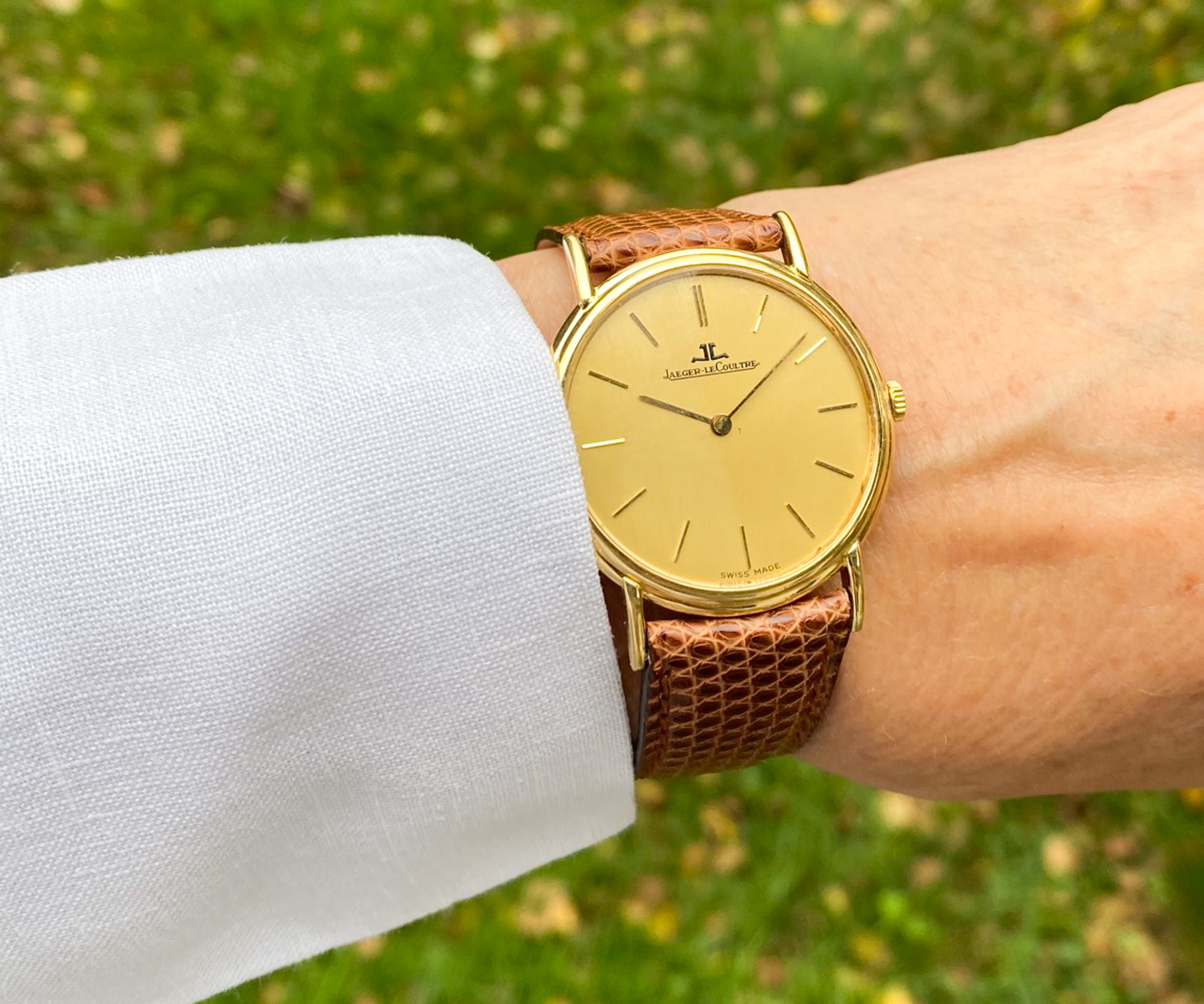 Jaeger Le Coultre 18K Gold 1980 Kal. 895 Ultra Thin